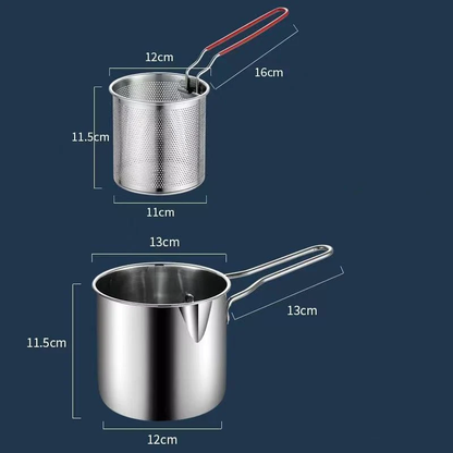 🎁Exclusive offer for our fans! Limited-time low price!🎁Household stainless steel fryer