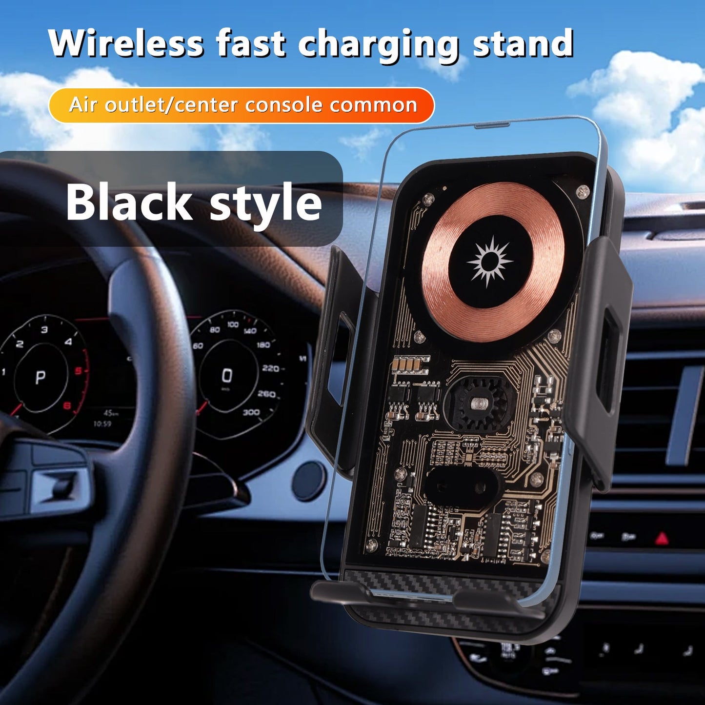 📱🔋Wireless Phone Charging Stand for Vehicle🚗