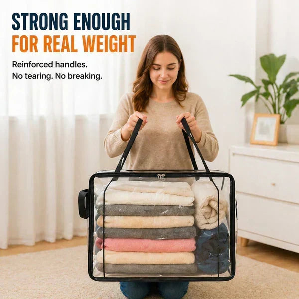 Buy 2 Get 1 Free❤️📦Large Heavy-Duty Thick Plastic Clear Storage