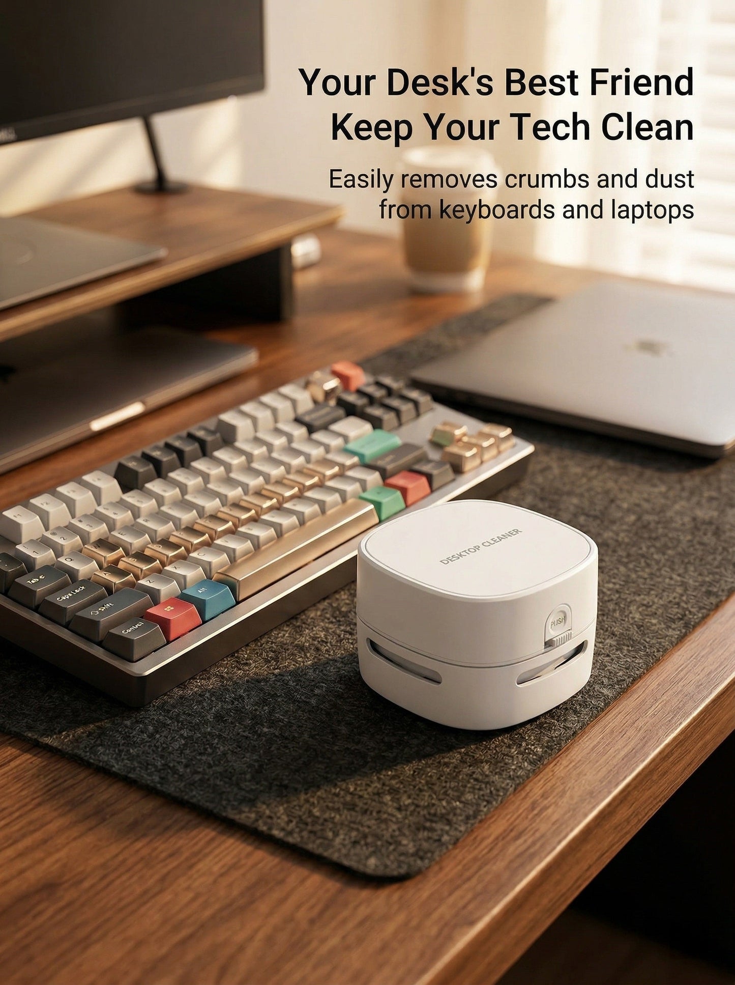 ✨Mini Desktop Cleaner: Stay Focused In A Clean Space✨