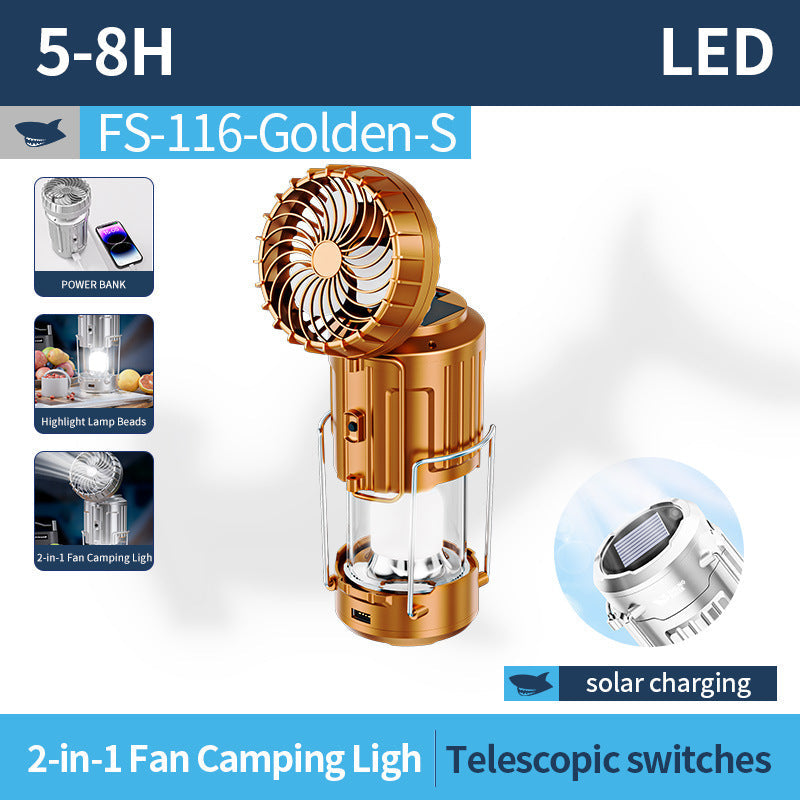 🏕️Outdoor Camping LED solar portable lantern💡