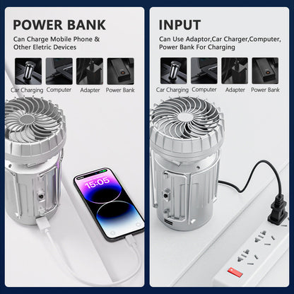 🏕️Outdoor Camping LED solar portable lantern💡