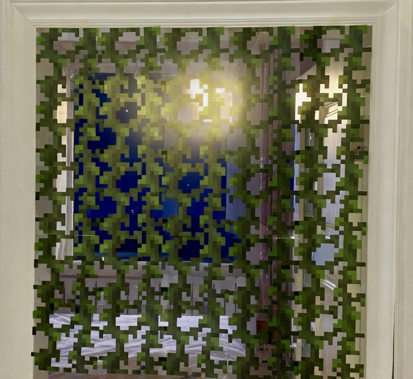 Pixel Style Window Film "Glass/Vine"