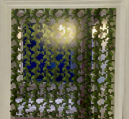 Pixel Style Window Film "Glass/Vine"