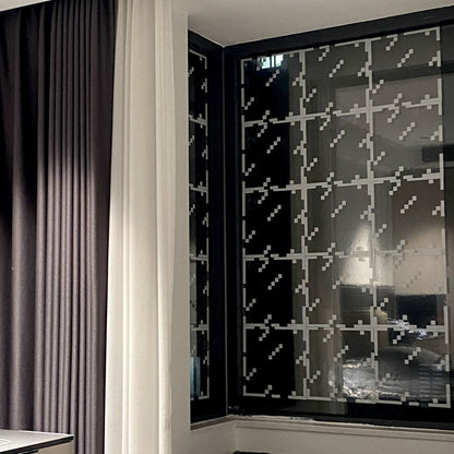 Pixel Style Window Film "Glass/Vine"