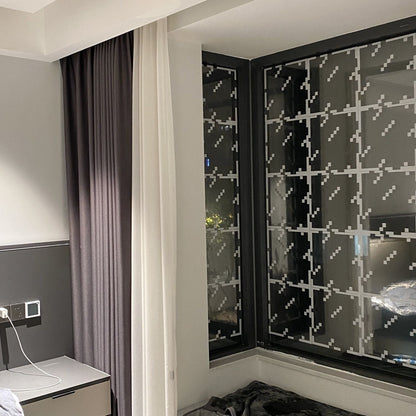 Pixel Style Window Film "Glass/Vine"