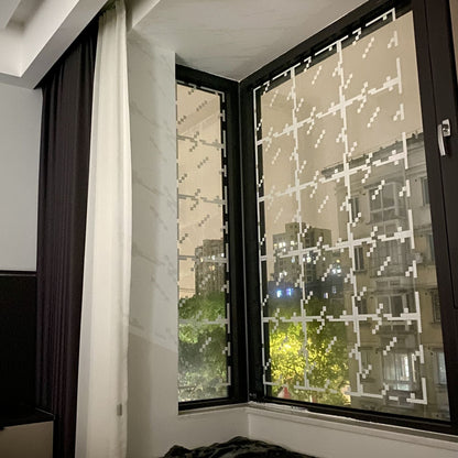 Pixel Style Window Film "Glass/Vine"