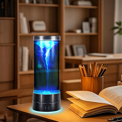 🎨💡7-Color LED Tornado Lamp🌪️