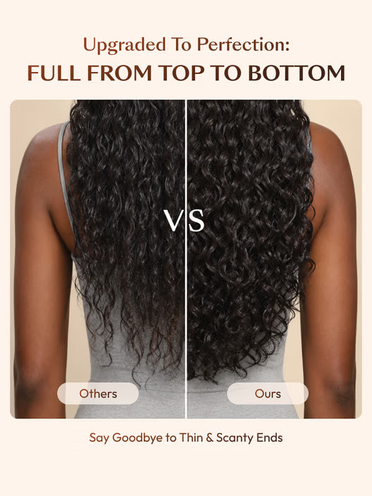 🎀UNice 7x5 Bye-Bye Slip™ & 13x4 Pre Everything Pull And Go Glueless Wet & Wavy Water Wave With Invisi Drawstring