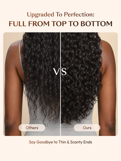 🎀UNice 7x5 Bye-Bye Slip™ & 13x4 Pre Everything Pull And Go Glueless Wet & Wavy Water Wave With Invisi Drawstring